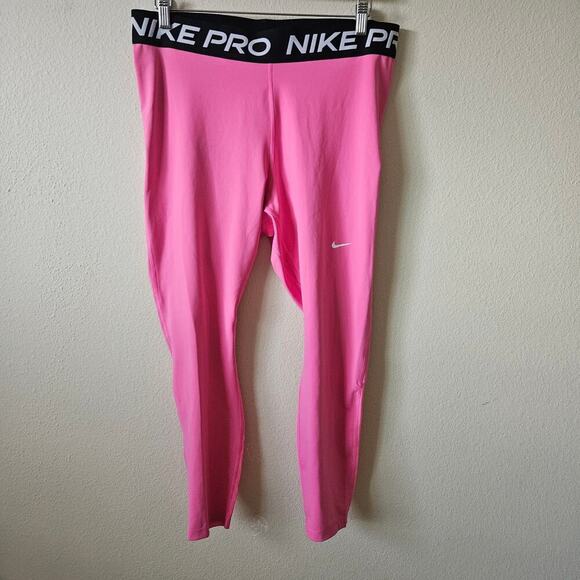 Nike Pants - Nike Plus Size Nike Pro 365 Leggings Pink 1X